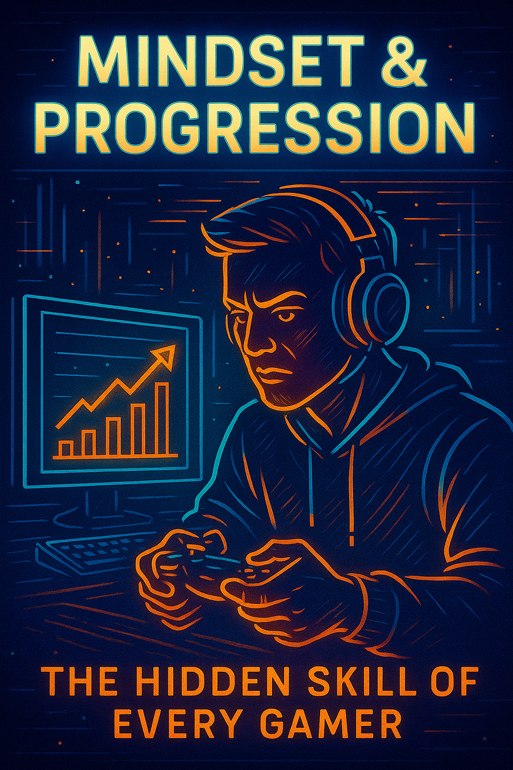 Gamer leveling up mindset and discipline - Loading Skills